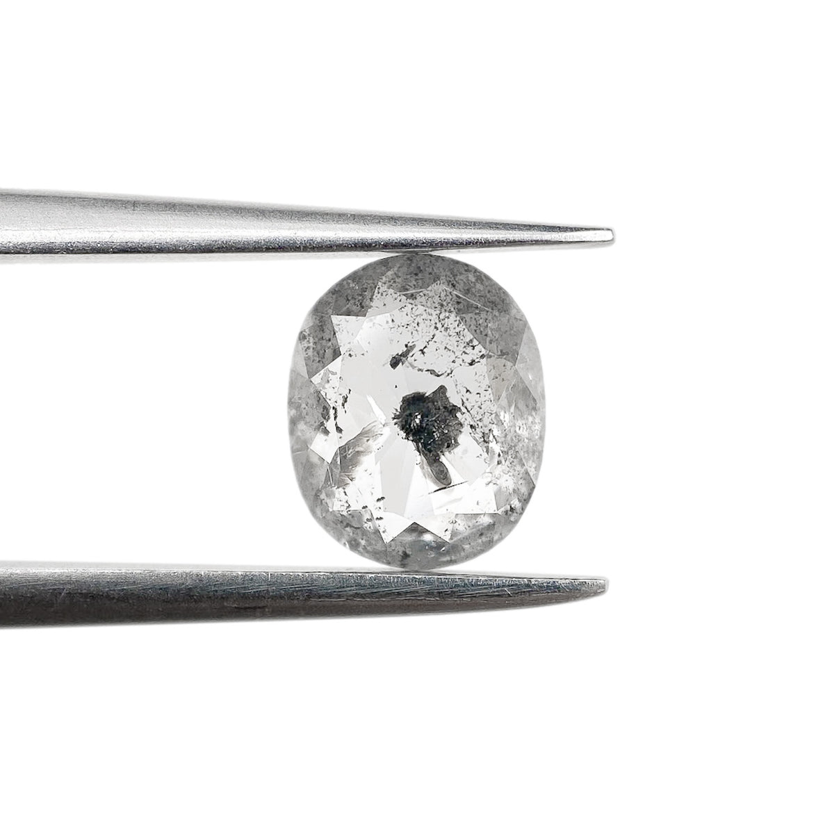 0.91ct | Rustic Oval Shape Rose Cut Diamond - Modern Rustic Diamond
