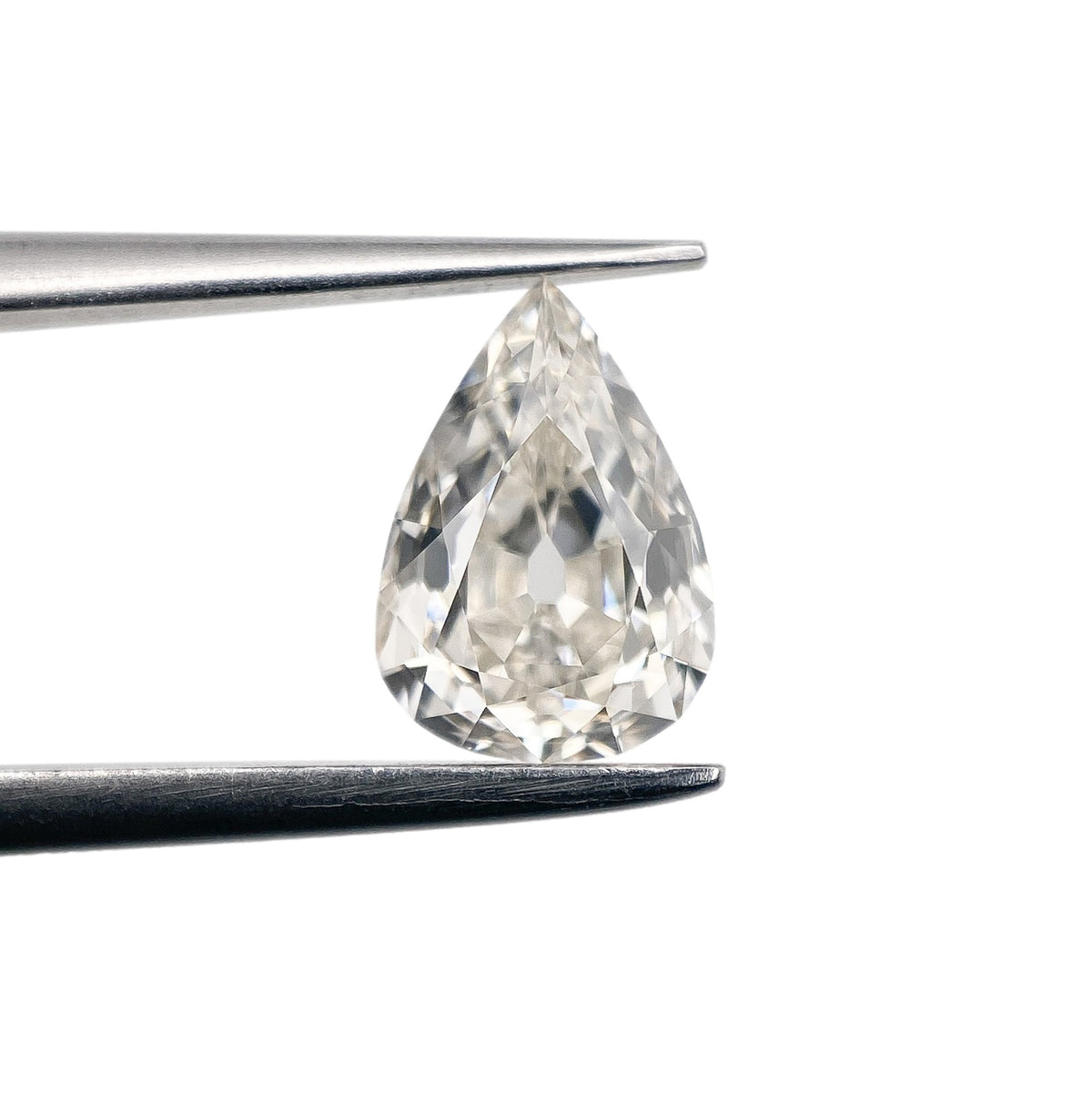 1.02ct | J/VS2 Pear Shape Old Mine Cut Diamond (GIA) - Modern Rustic Diamond