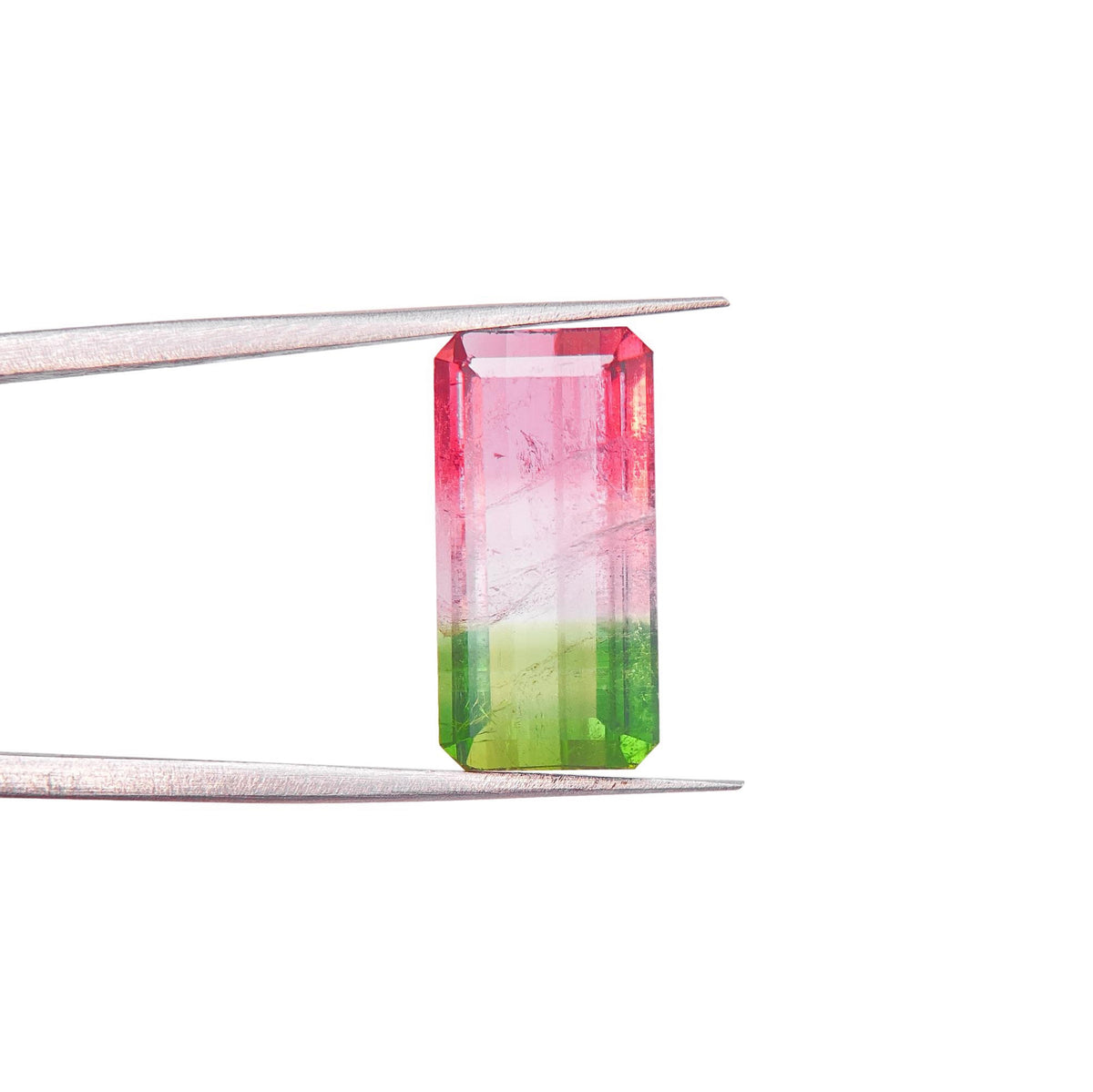 4.50ct |  Emerald Shape Step Cut Tourmaline - Modern Rustic Diamond
