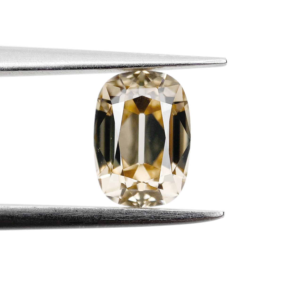 1.29ct | Champagne VS2 Cushion Shape Old Mine Cut Diamond (GIA) - Modern Rustic Diamond