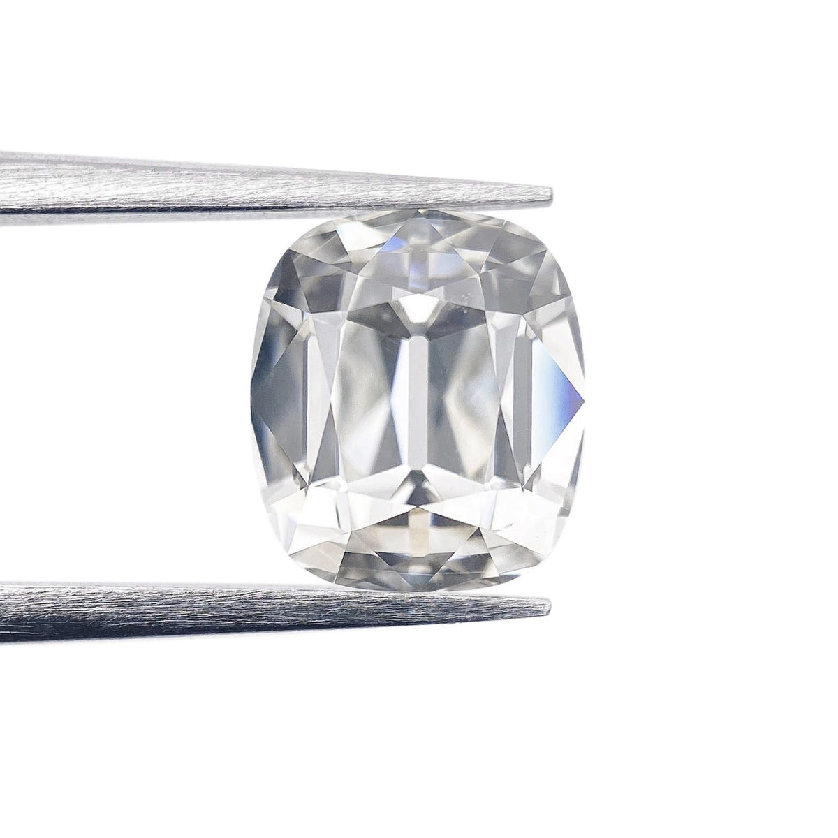 1.74ct | J/SI1 Cushion Shape Old Mine Cut Diamond (GIA) - Modern Rustic Diamond