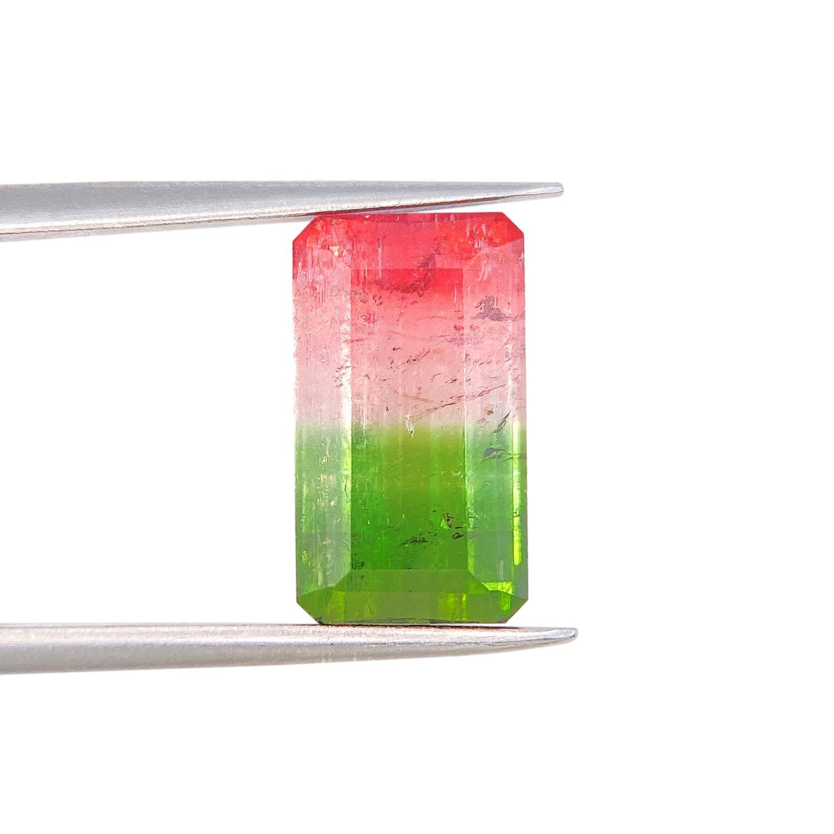 4.75ct |  Emerald Shape Step Cut Tourmaline - Modern Rustic Diamond