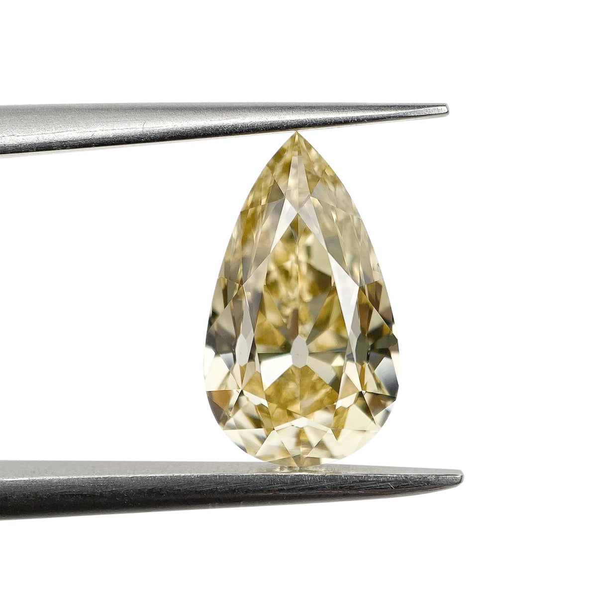 2.00ct | Fancy Brownish Yellow VS2 Pear Shape Old Mine Cut Diamond (GIA) - Modern Rustic Diamond