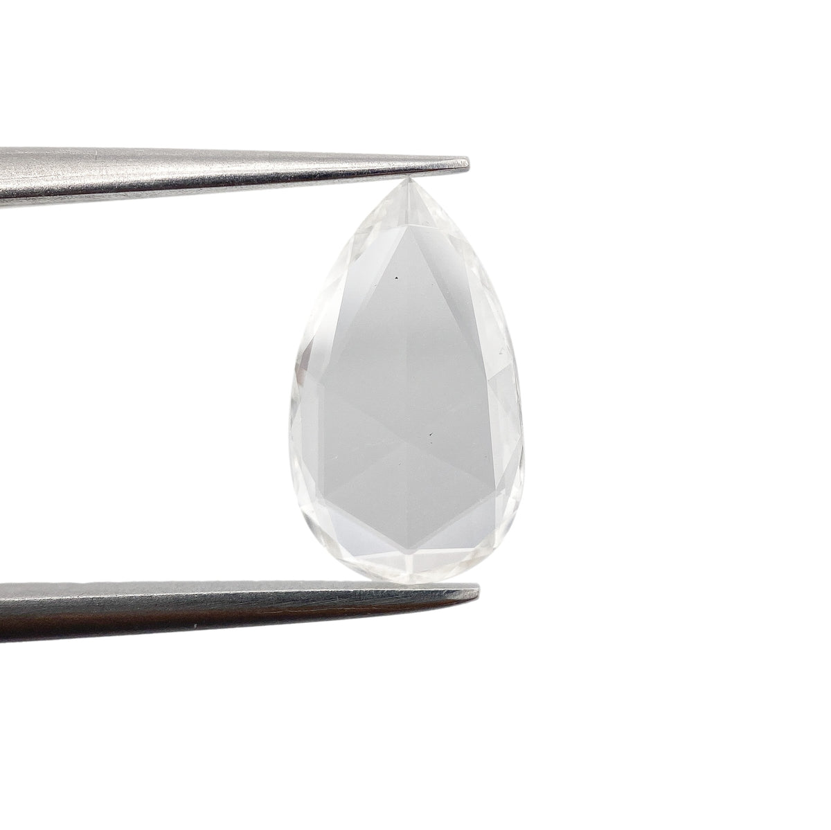 0.82ct | D/VS2 Pear Shape Rose Cut Diamond (GIA) - Modern Rustic Diamond