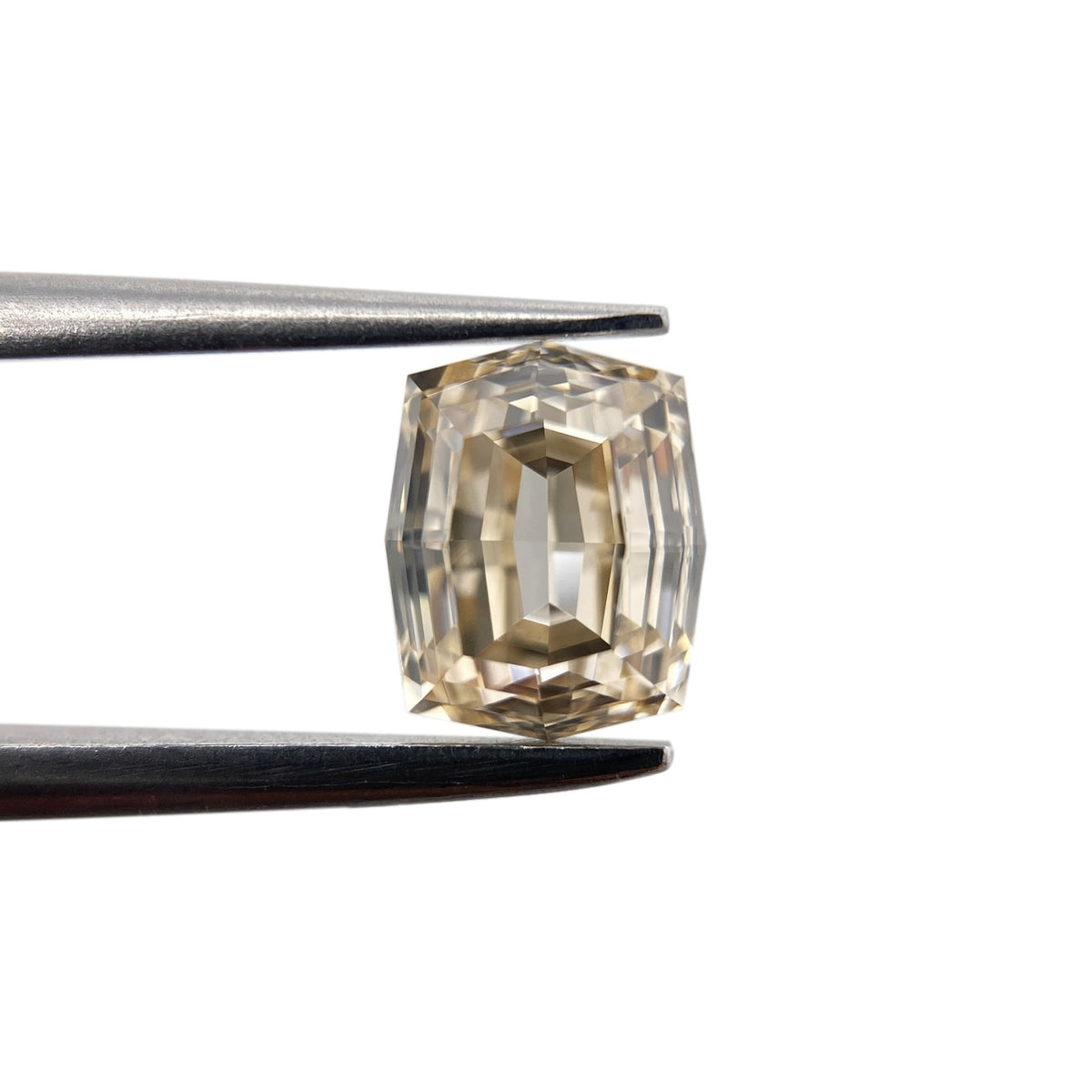 0.91ct | Champagne VVS Octagonal Shape Step Cut Diamond - Modern Rustic Diamond