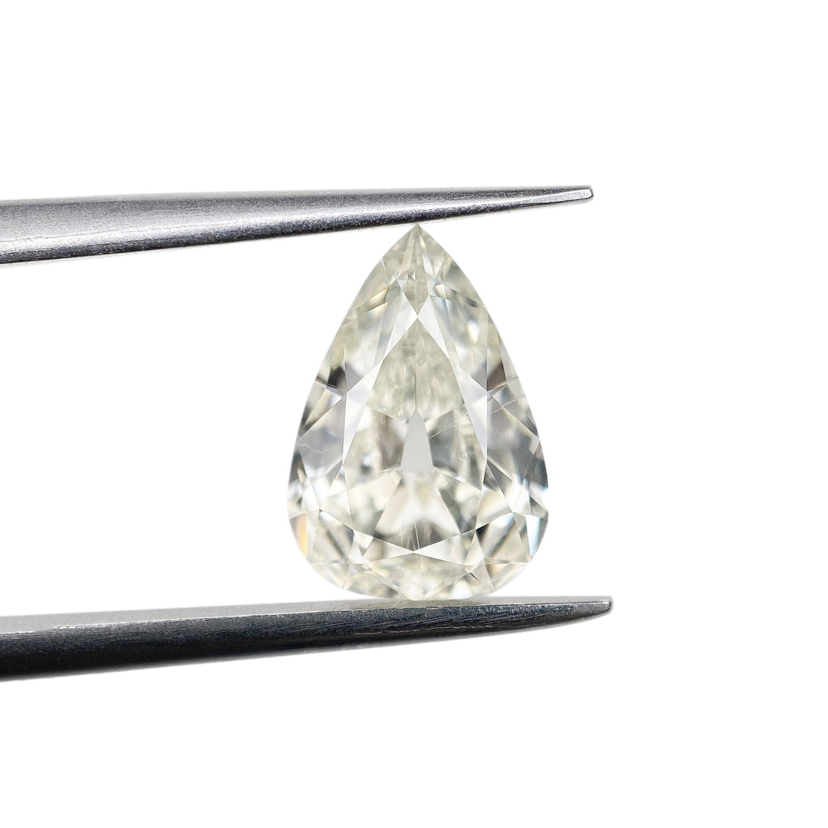 1.53ct | J/SI1 Pear Shape Old Mine Cut Diamond (IGI) - Modern Rustic Diamond