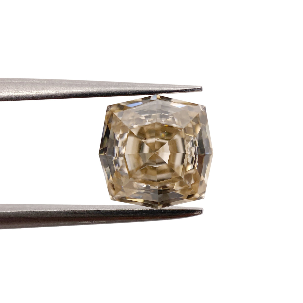 3.01ct | Y-Z/SI1 Octagonal Shape Step Cut Diamond (GIA) - Modern Rustic Diamond