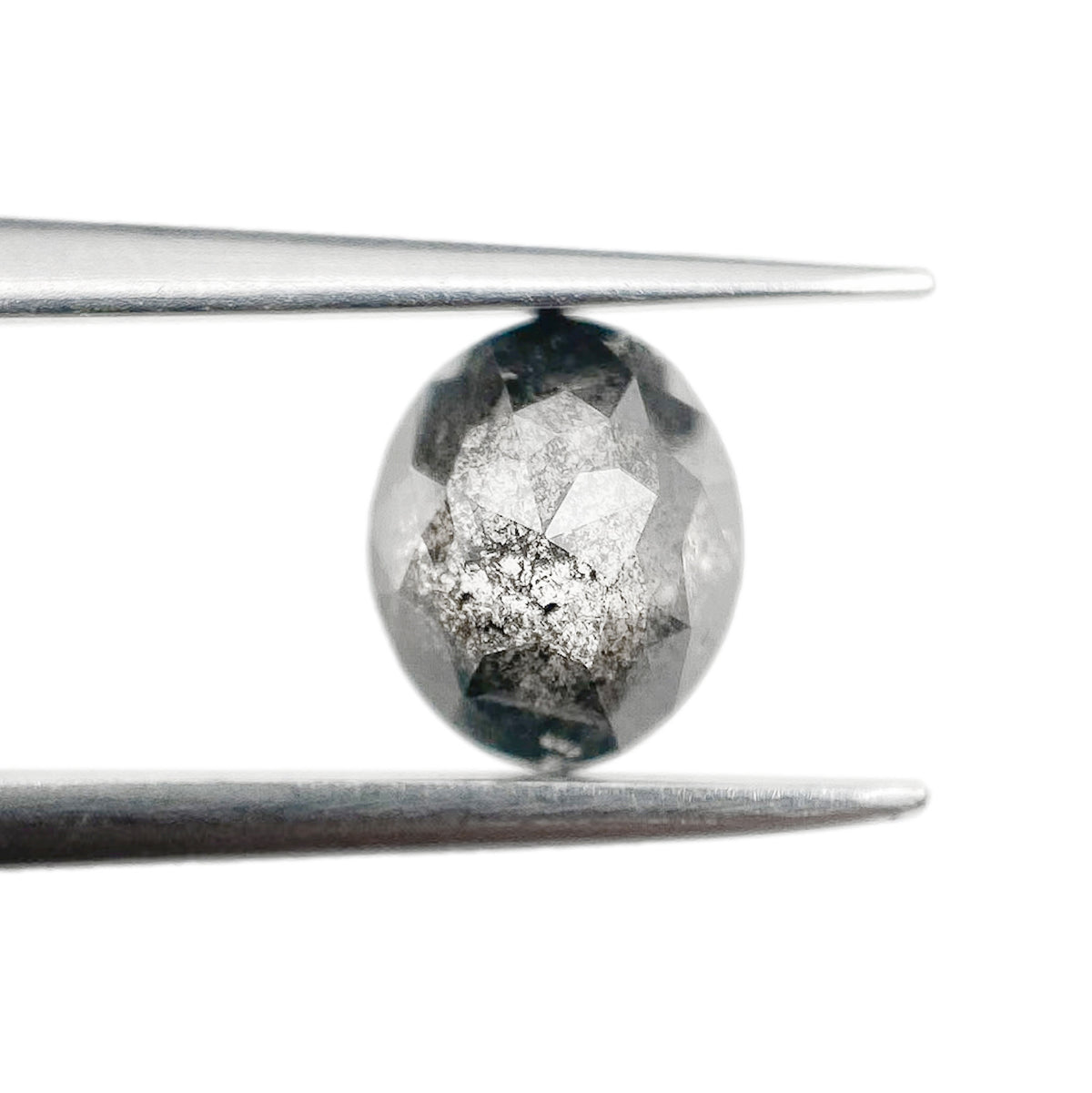 0.97ct | Rustic Oval Shape Rose Cut Diamond - Modern Rustic Diamond