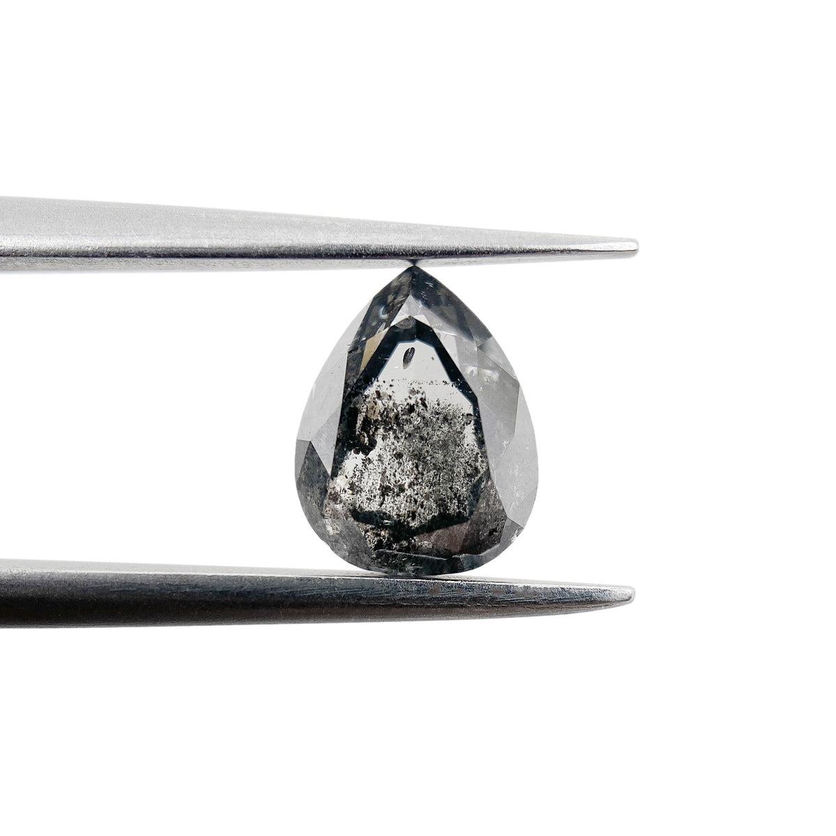 1.69ct | Rustic Pear Shape Rose Cut Diamond - Modern Rustic Diamond