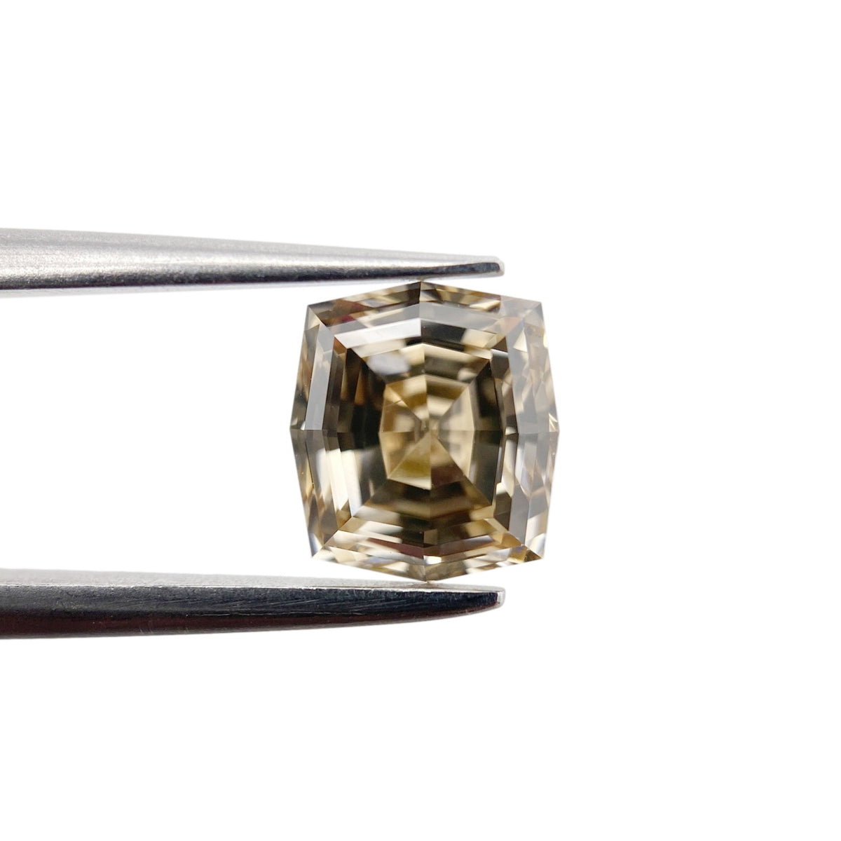 1.51ct | Champagne VVS Octagonal Shape Step Cut Diamond - Modern Rustic Diamond