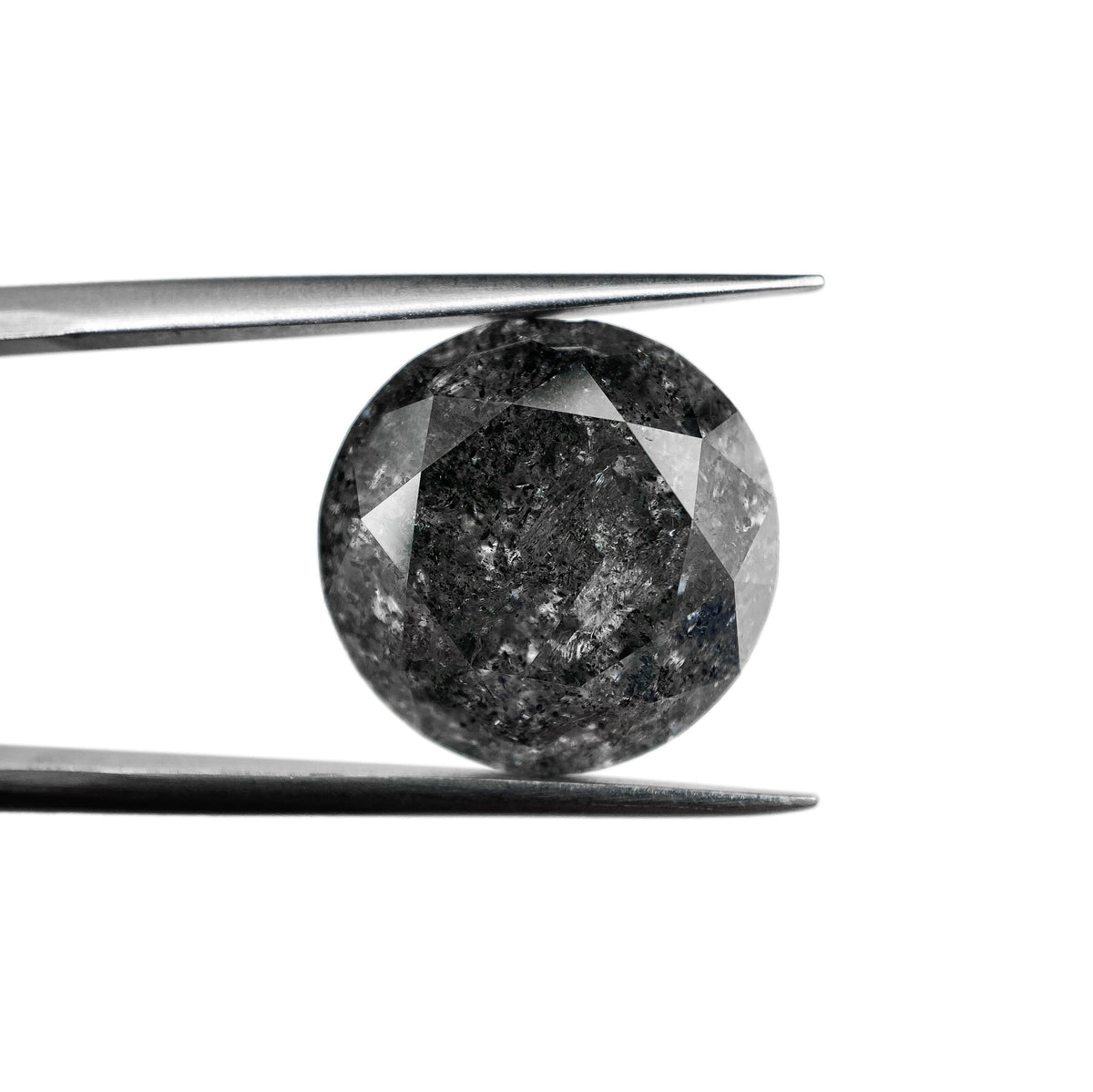 12.06ct | Rustic  Round Shape Brilliant Cut Diamond - Modern Rustic Diamond