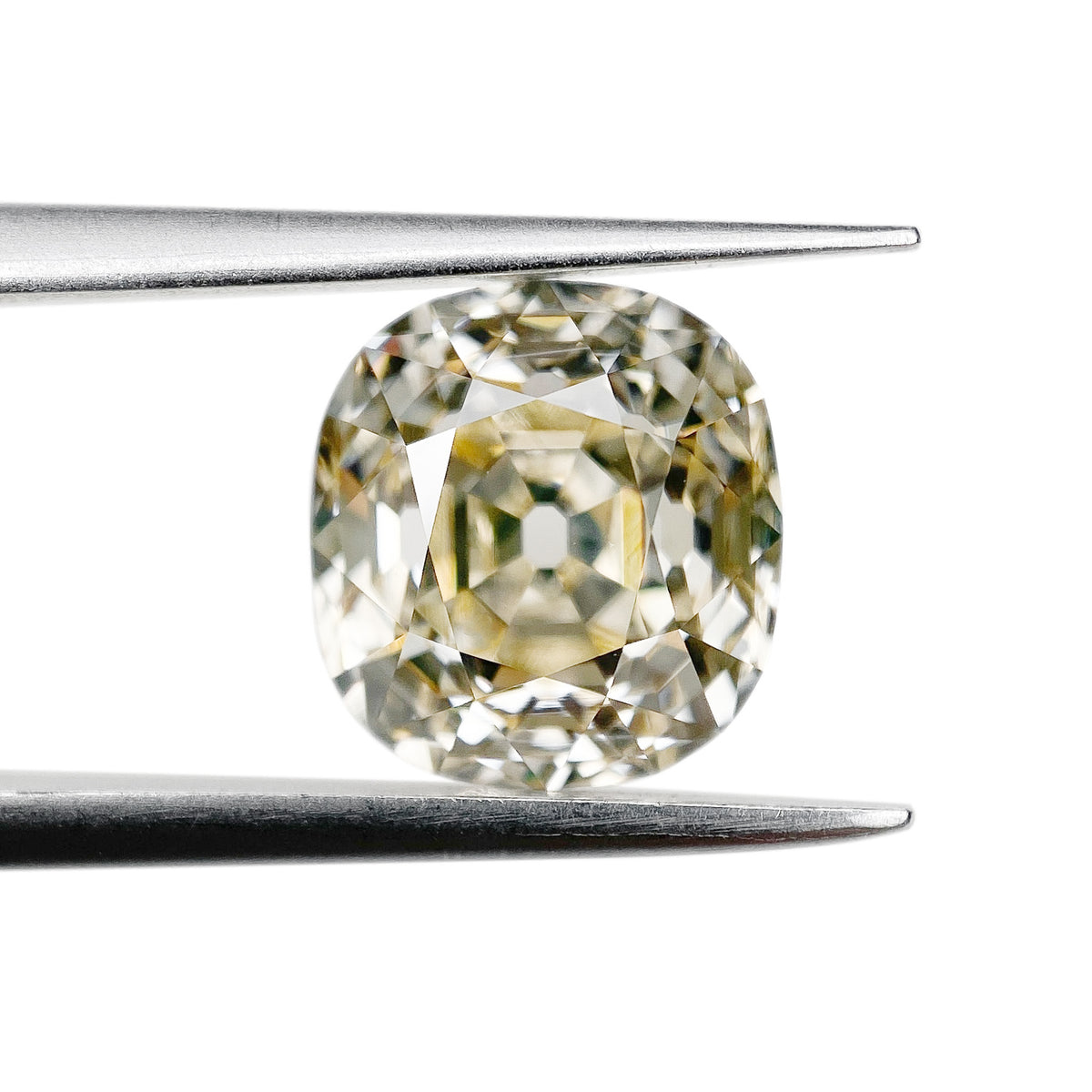 3.30ct | W-X/VS2 Cushion Shape Old Mine Cut Diamond (GIA) - Modern Rustic Diamond