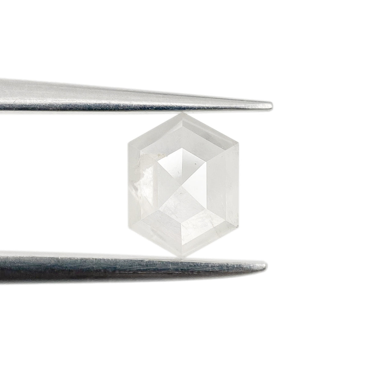 0.87ct | Rustic  Hexagon Shape Step Cut Diamond - Modern Rustic Diamond