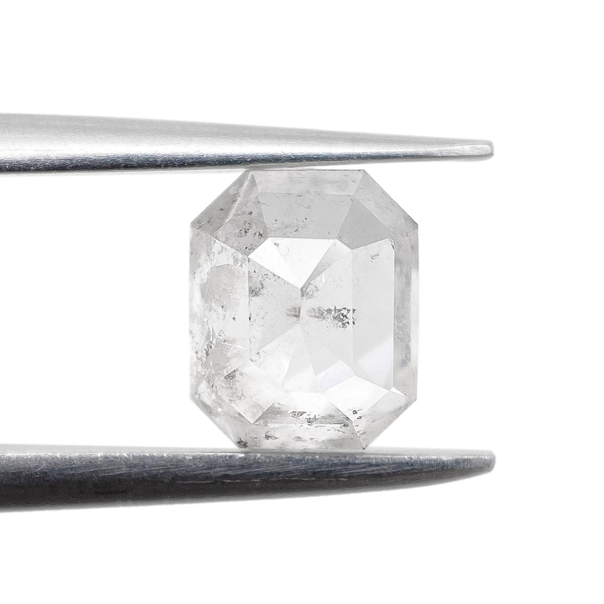 1.10ct | Rustic Emerald Shape Step Cut Diamond - Modern Rustic Diamond