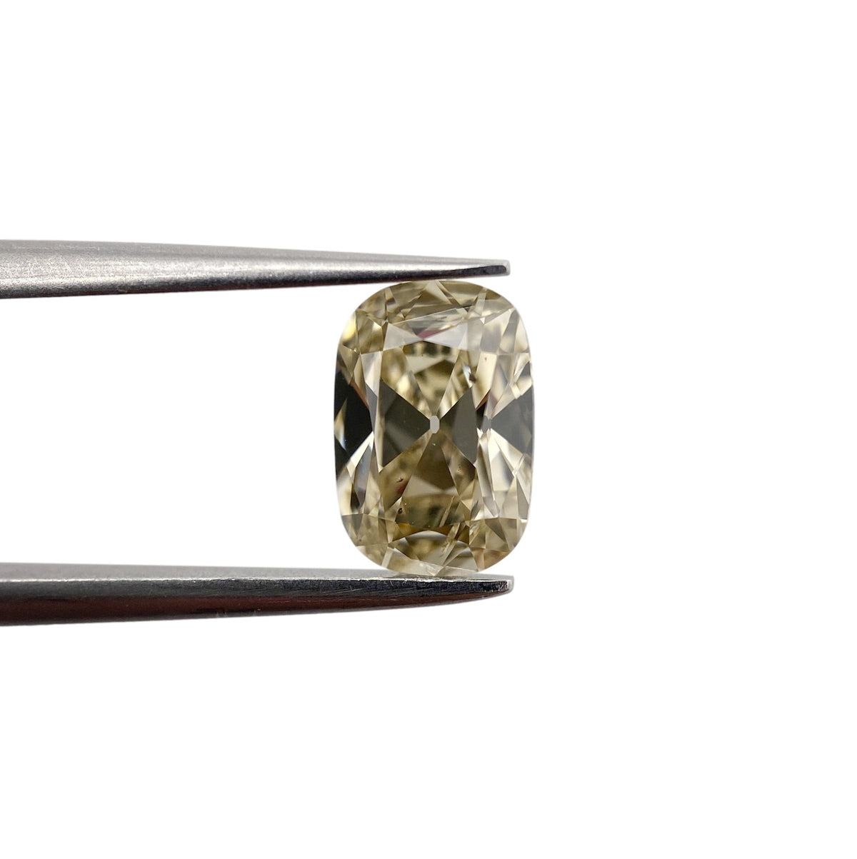 1.28ct | Champagne SI Cushion Shape Old Mine Cut Diamond - Modern Rustic Diamond