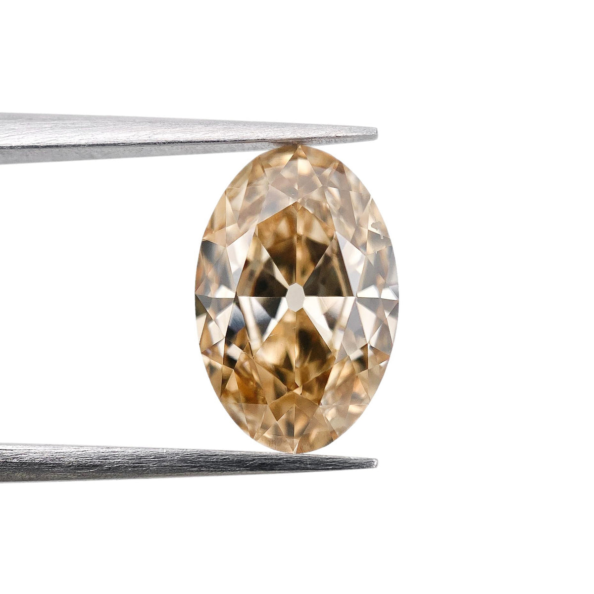2.01ct | Champagne SI1 Oval Shape Old Mine Cut Diamond (GIA) - Modern Rustic Diamond