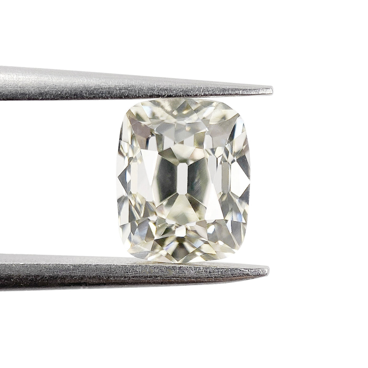 1.63ct | O-P/VS2 Cushion Shape Old Mine Cut Diamond (GIA) - Modern Rustic Diamond