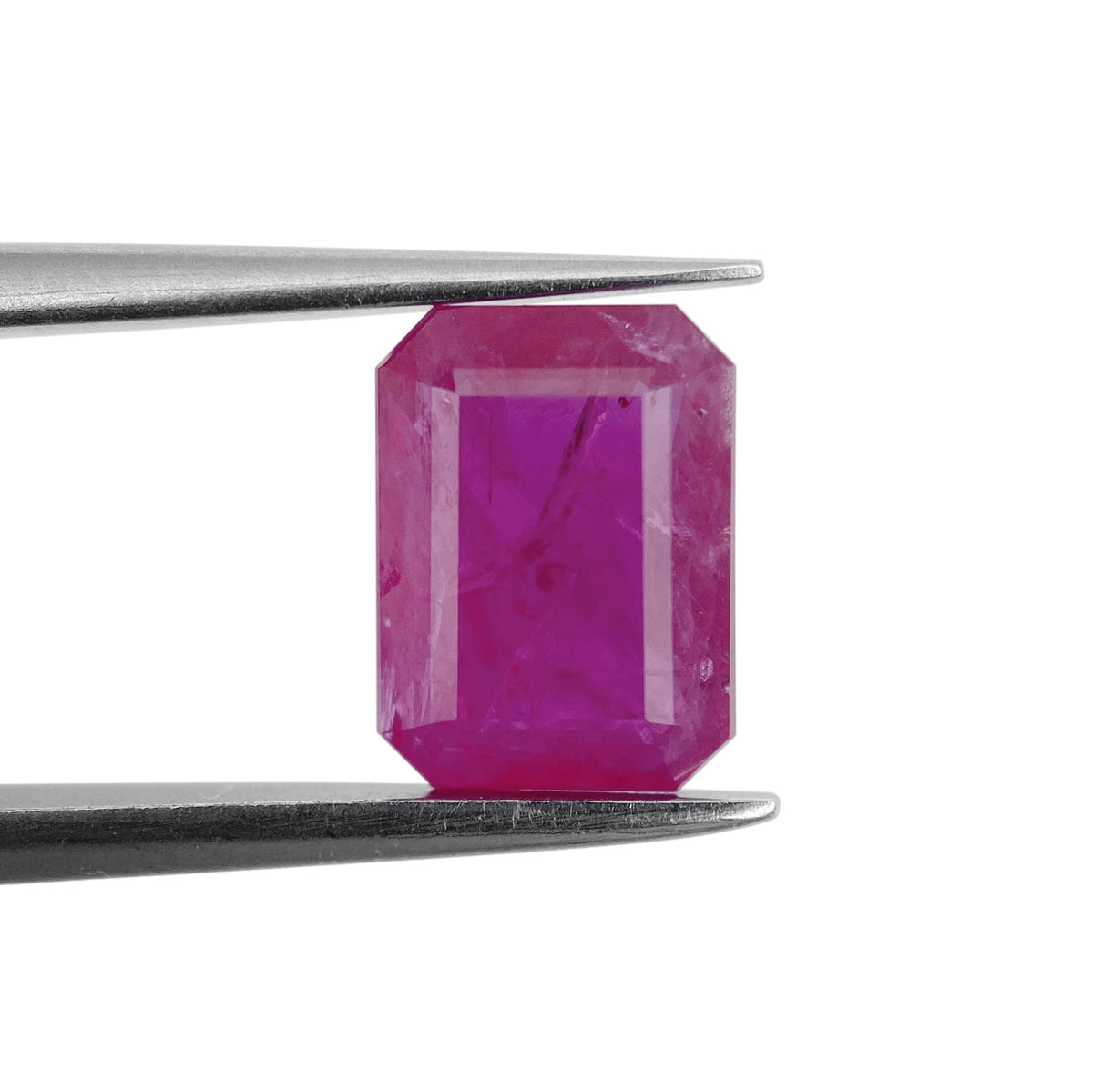 2.27ct | Red/ Emerald Shape Step Cut Diamond - Modern Rustic Diamond