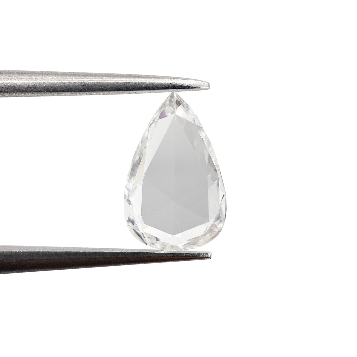 1.03ct | D/SI1 Pear Shape Rose Cut Diamond (GIA) - Modern Rustic Diamond