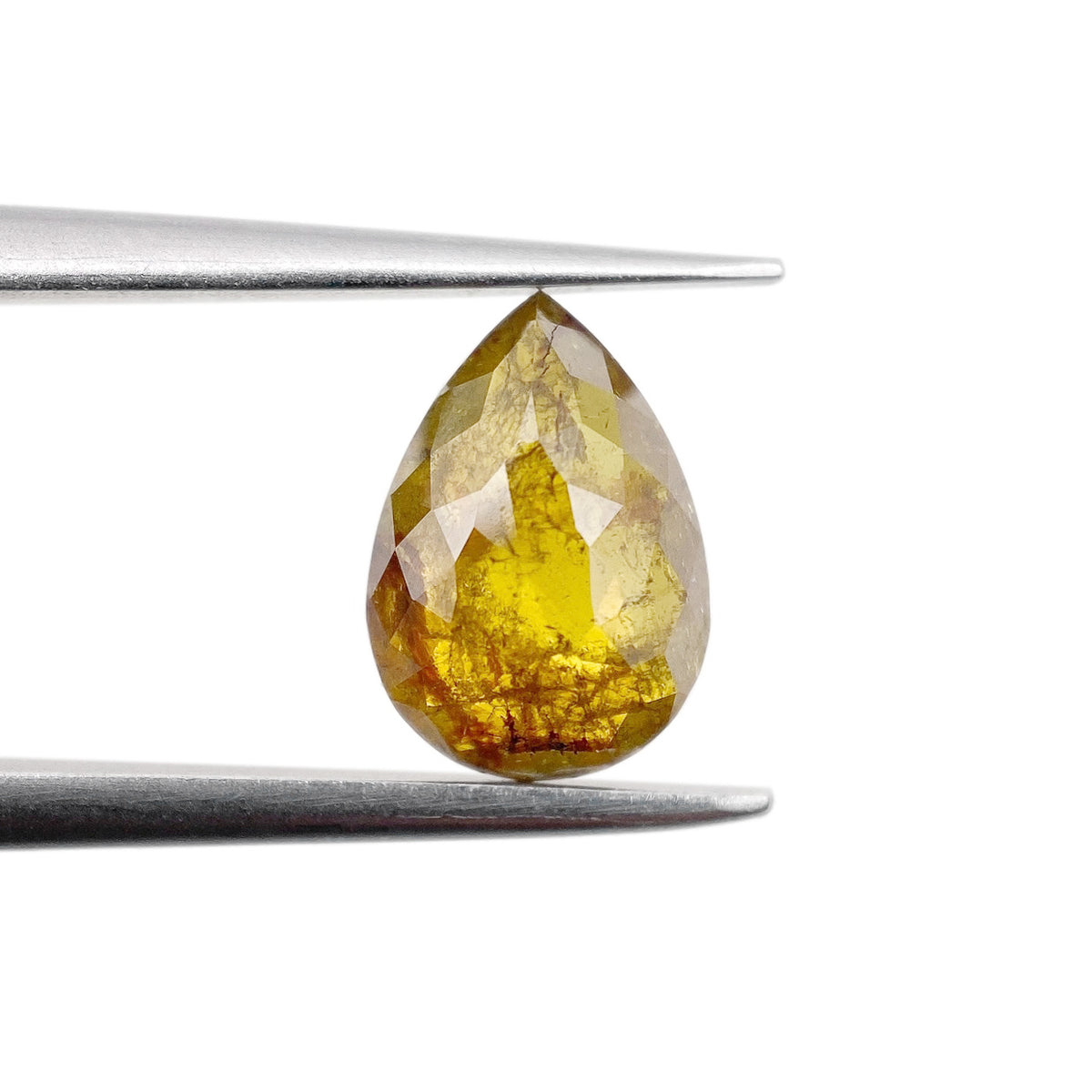 1.20ct | Rustic  Pear Shape Rose Cut Diamond - Modern Rustic Diamond