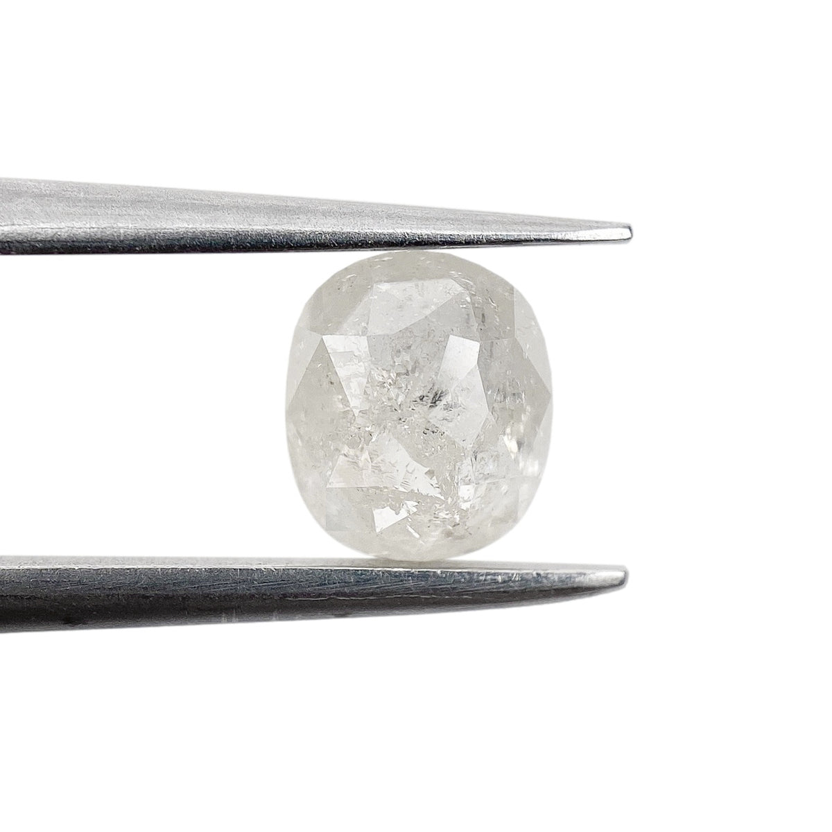 0.83ct | Rustic  Cushion Shape Rose Cut Diamond - Modern Rustic Diamond