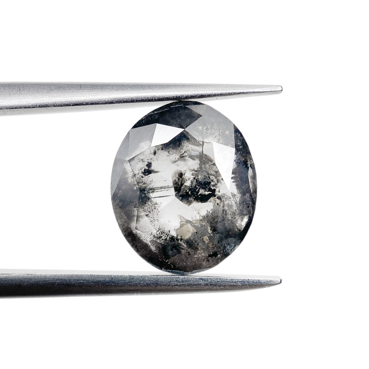 1.83ct | Rustic  Oval Shape Rose Cut Diamond - Modern Rustic Diamond