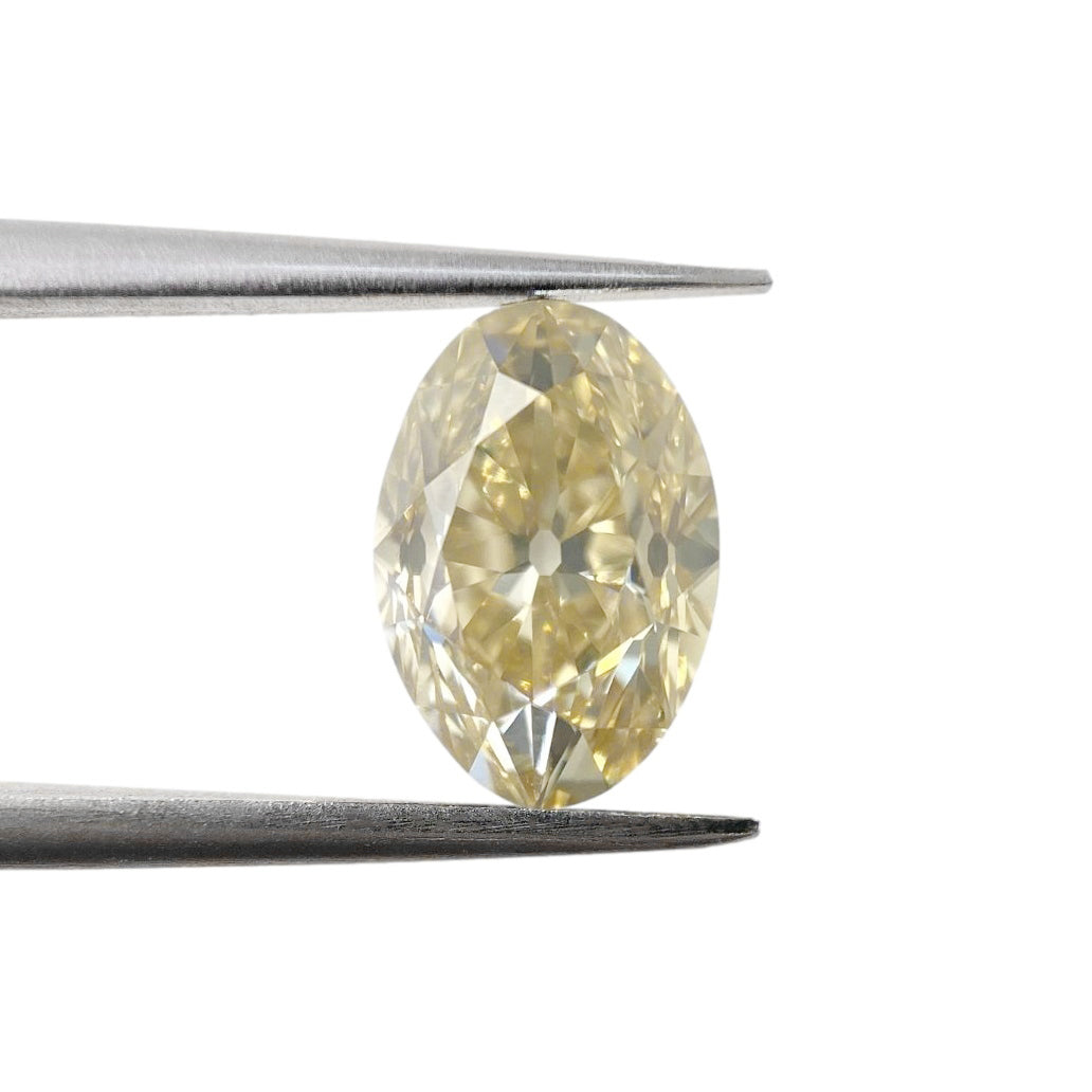 1.12ct | Champagne VVS Oval Shape Old Mine Cut Diamond - Modern Rustic Diamond