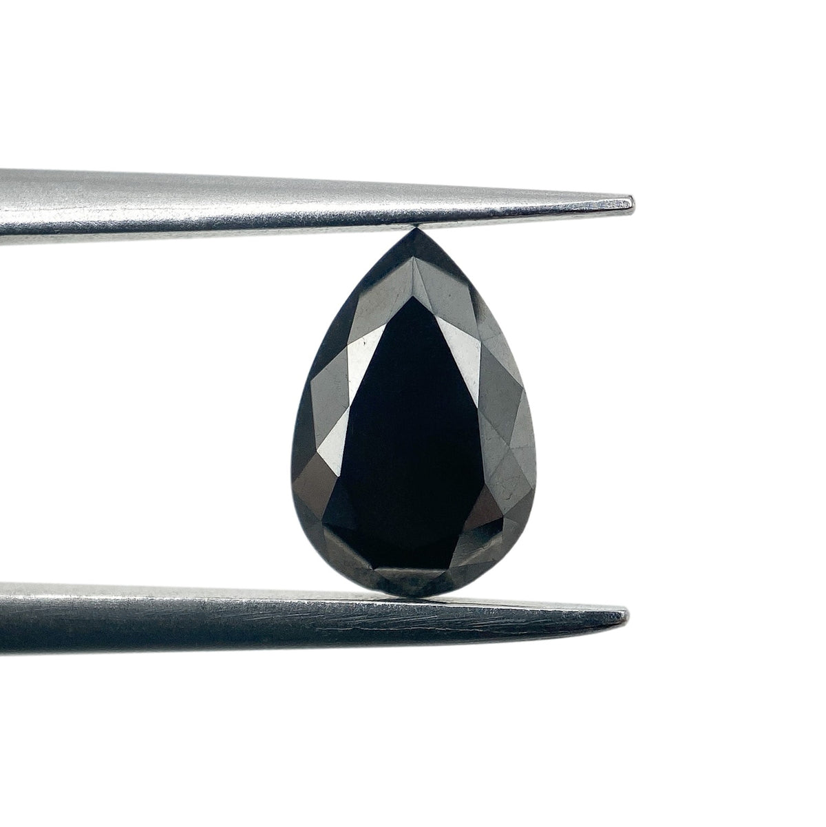 1.09ct | Black Pear Shape Brilliant Cut Diamond - Modern Rustic Diamond