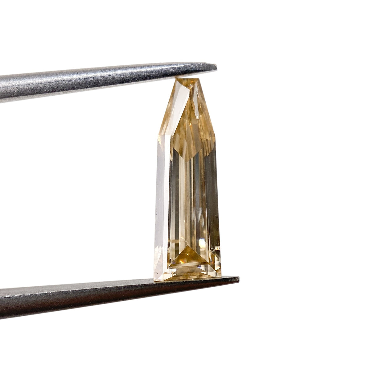 1.39ct | Champagne VS Bullet Shape Step Cut Diamond - Modern Rustic Diamond