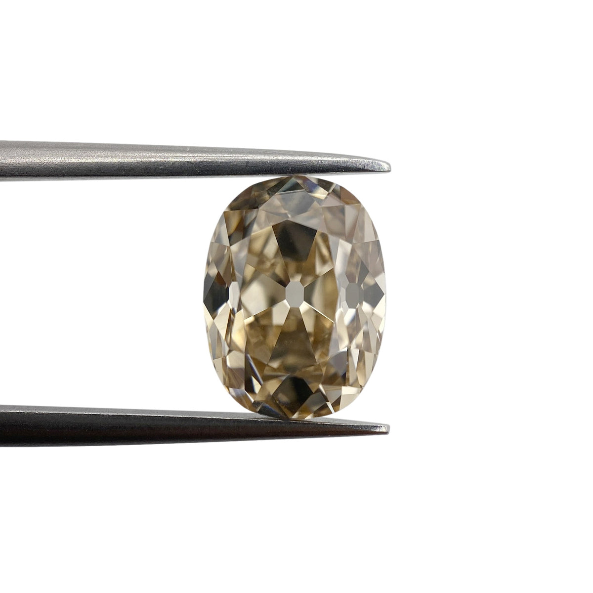 3.00ct | Champagne VVS Oval Shape Old Mine Cut Diamond - Modern Rustic Diamond
