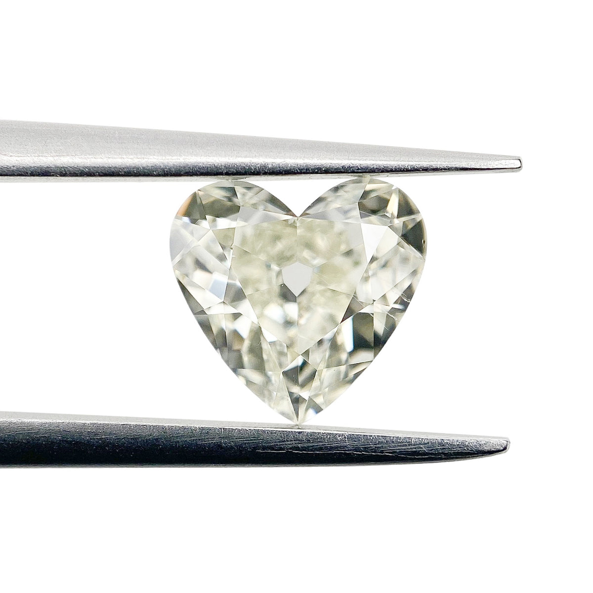 1.04ct | K/SI1 Heart Shape Old Mine Cut Diamond (IGI) - Modern Rustic Diamond