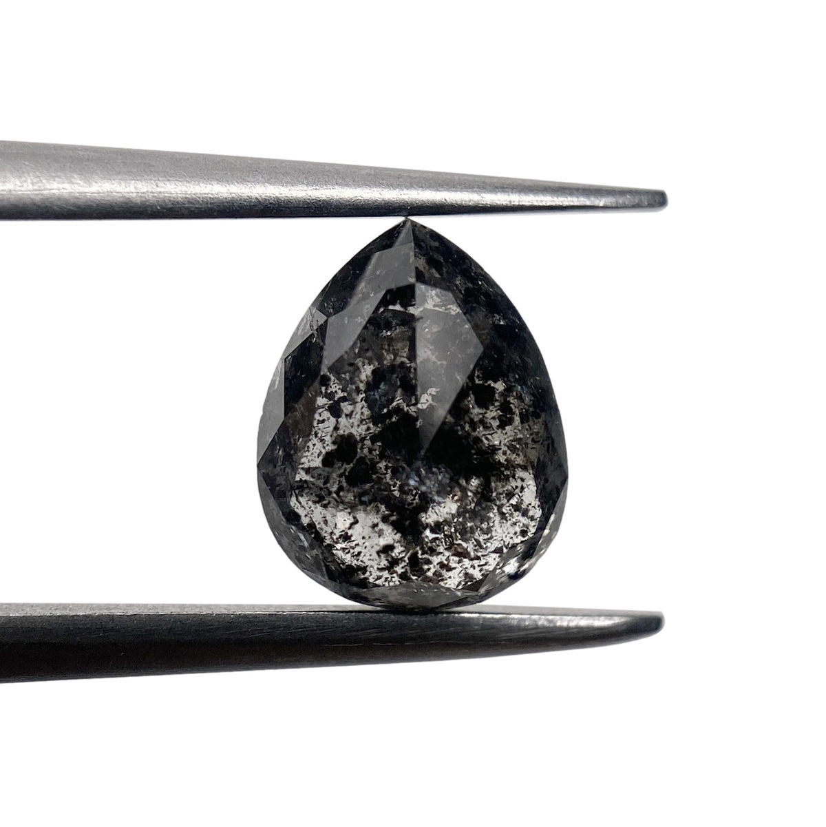 1.48ct | Rustic Pear Shape Rose Cut Diamond - Modern Rustic Diamond