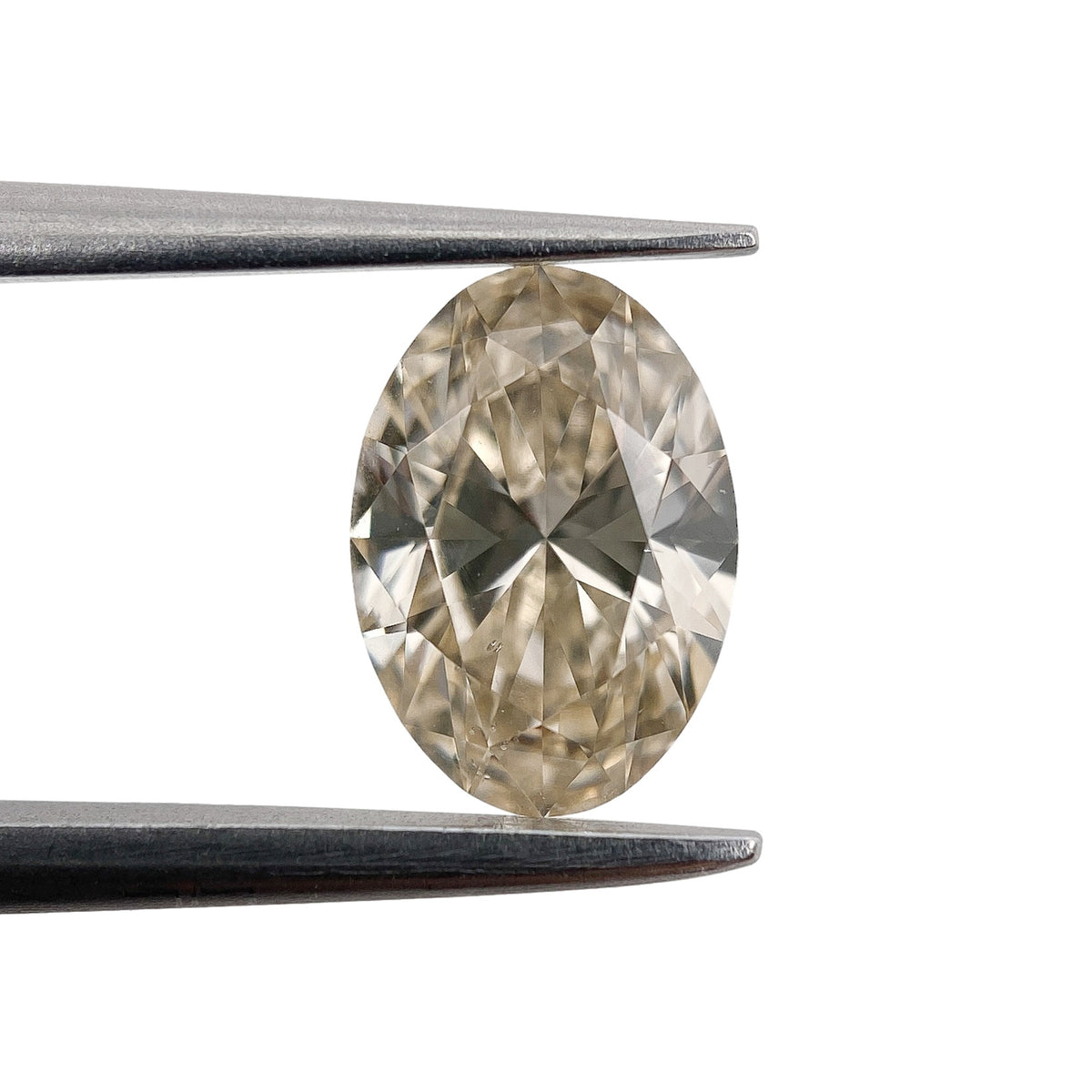 1.00ct | Champagne VS-SI Oval Shape Brilliant Cut Diamond - Modern Rustic Diamond