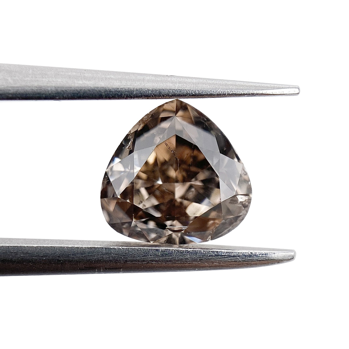 1.03ct | Champagne SI Pear Shape Brilliant Cut Diamond - Modern Rustic Diamond