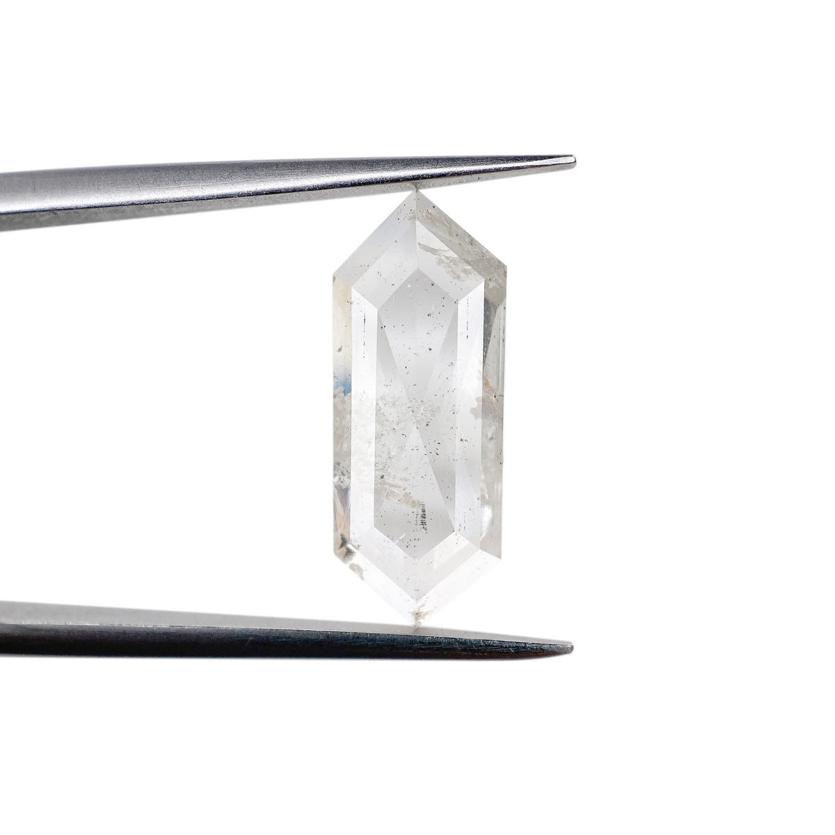 2.59ct | Rustic Hexagon Shape Rose Cut Diamond - Modern Rustic Diamond