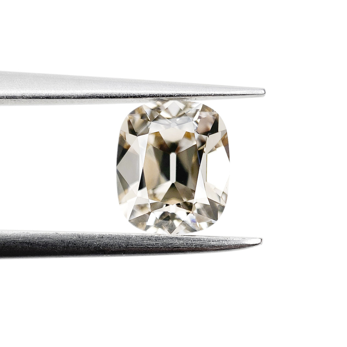 1.25ct | S-T/VS1 Cushion Shape Old Mine Cut Diamond (GIA) - Modern Rustic Diamond