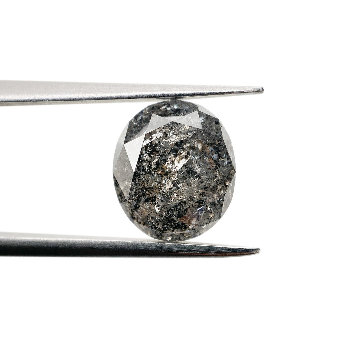 3.80ct | Rustic  Oval Shape Brilliant Cut Diamond - Modern Rustic Diamond