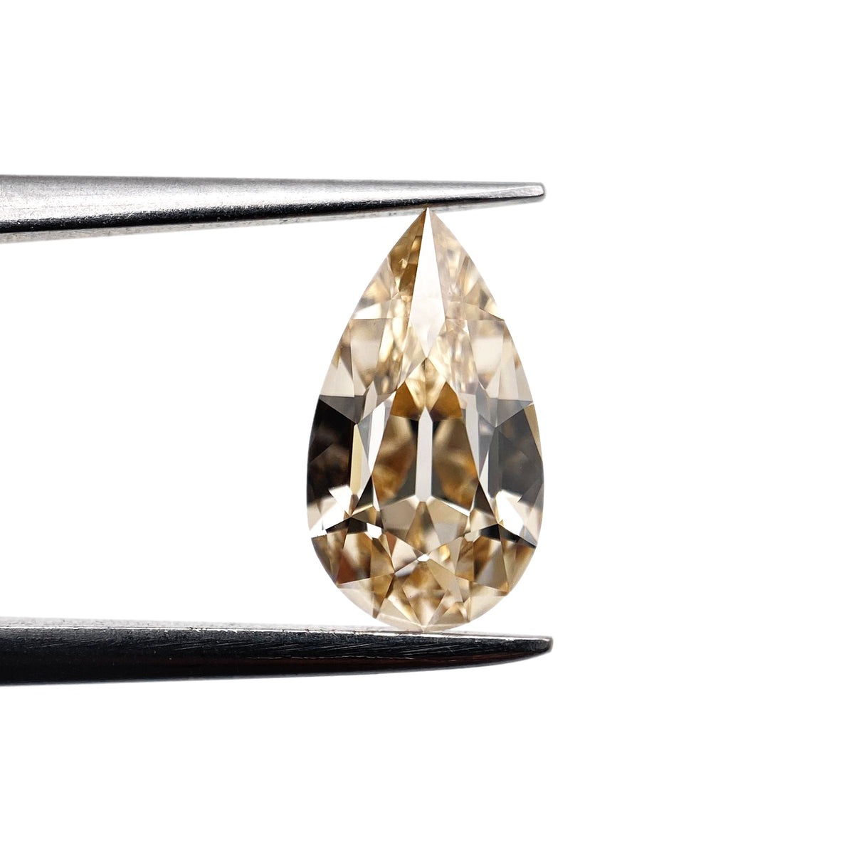 1.15ct | U-V/VVS2 Pear Shape Old Mine Cut Diamond (GIA) - Modern Rustic Diamond