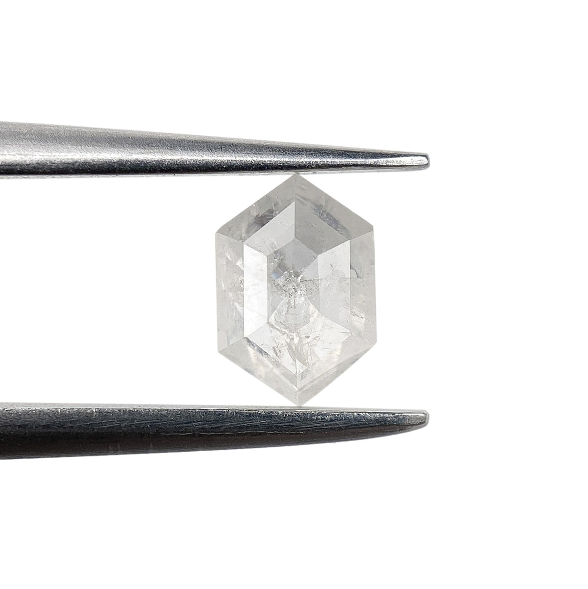 0.49ct | Rustic  Hexagon Shape Rose Cut Diamond - Modern Rustic Diamond