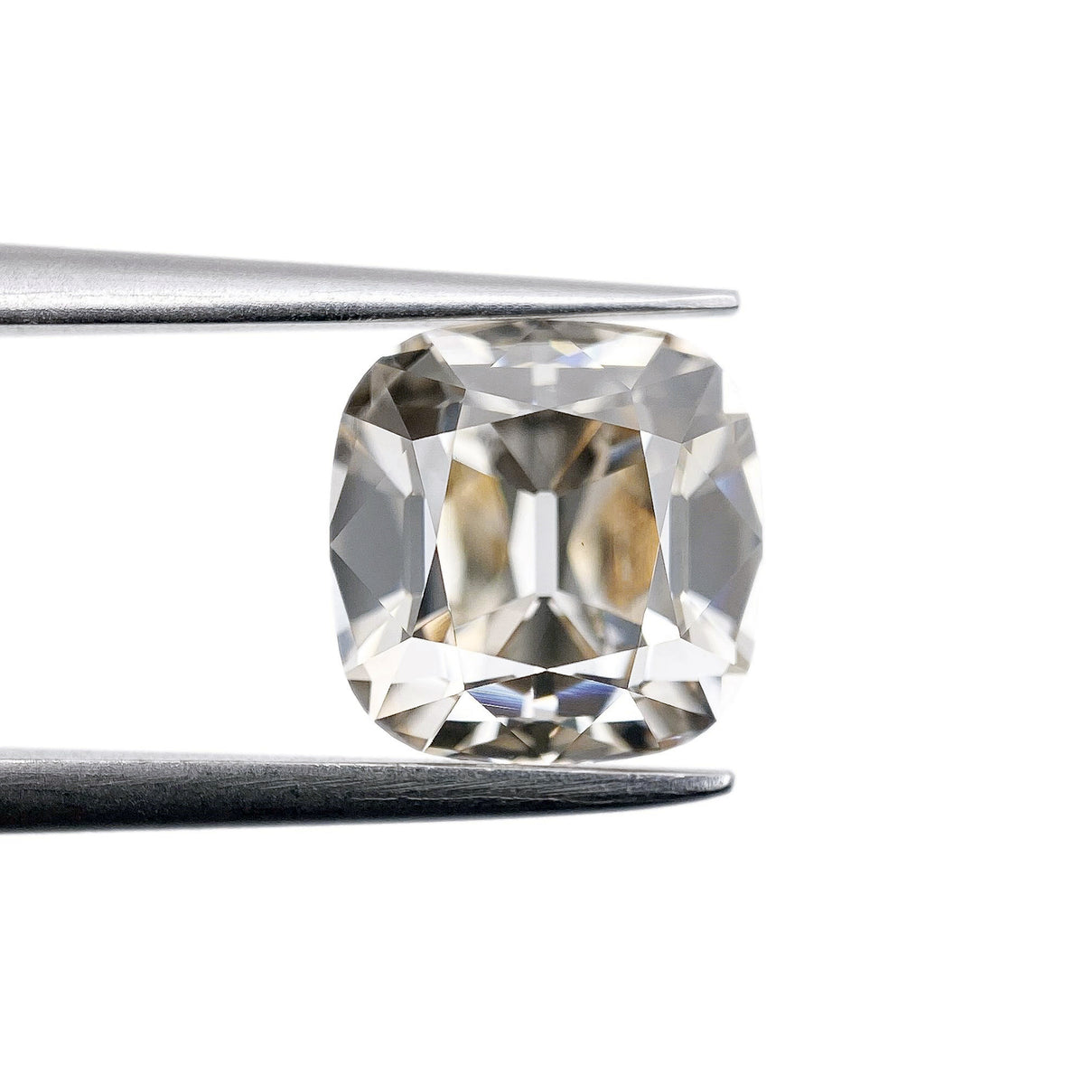 2.55ct | O-P/VS1 Cushion Shape Old Mine Cut Diamond (GIA) - Modern Rustic Diamond