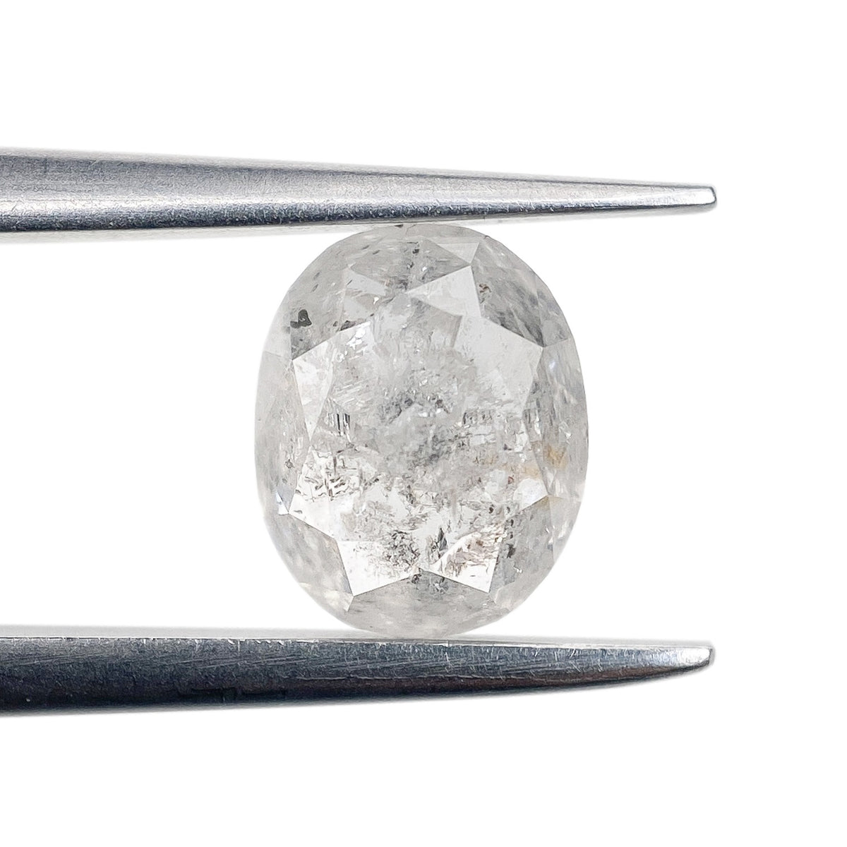 1.29ct | Rustic Oval Shape Rose Cut Diamond - Modern Rustic Diamond