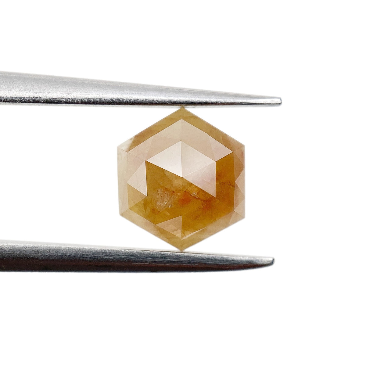 1.16ct | Rustic  Hexagon Shape Rose Cut Diamond - Modern Rustic Diamond