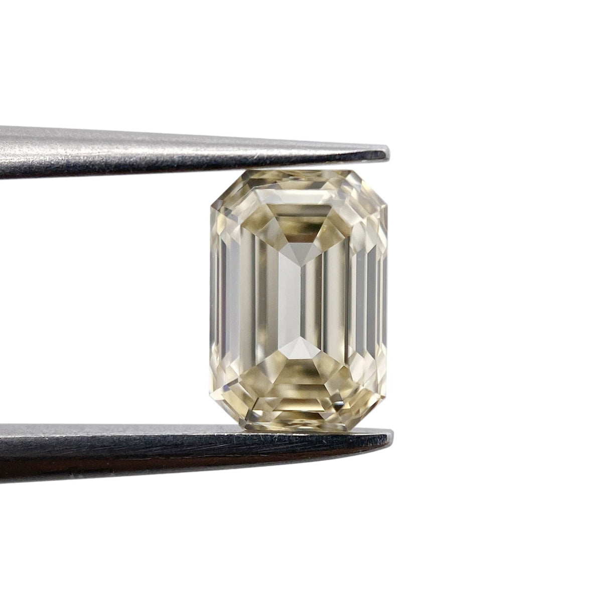 1.00ct | Champagne VVS Emerald Shape Step Cut Diamond - Modern Rustic Diamond