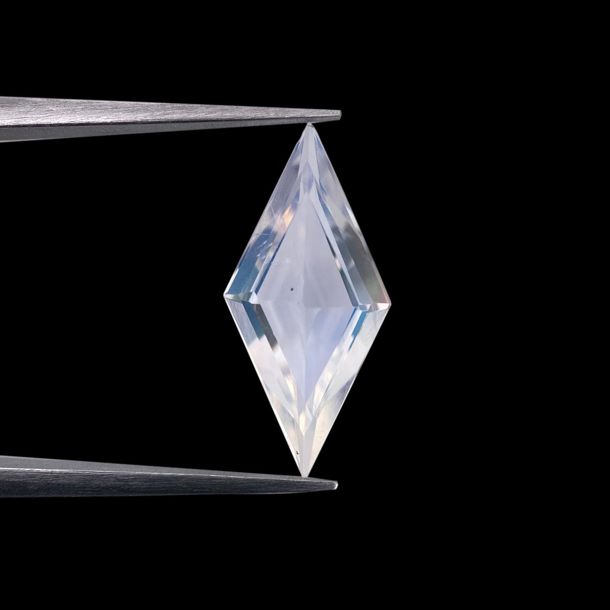 1.67ct |  Lozenge Shape Step Cut Moonstone - Modern Rustic Diamond