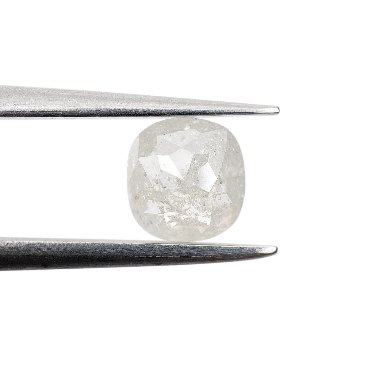 0.85ct | Rustic  Cushion Shape Rose Cut Diamond - Modern Rustic Diamond