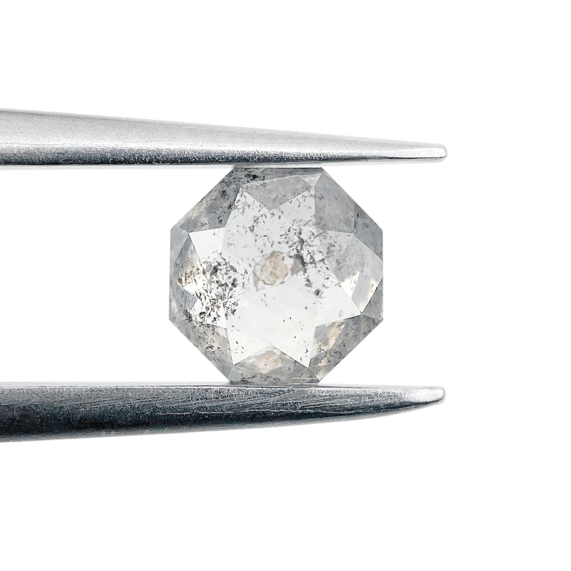 0.67ct | Rustic  Octagonal Shape Step Cut Diamond - Modern Rustic Diamond