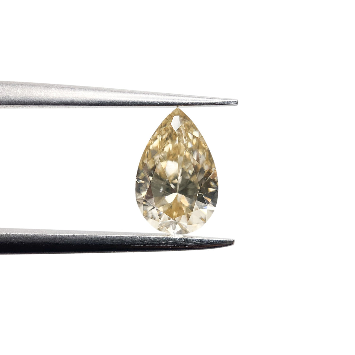 1.01ct | Champagne VS Pear Shape Brilliant Cut Diamond - Modern Rustic Diamond