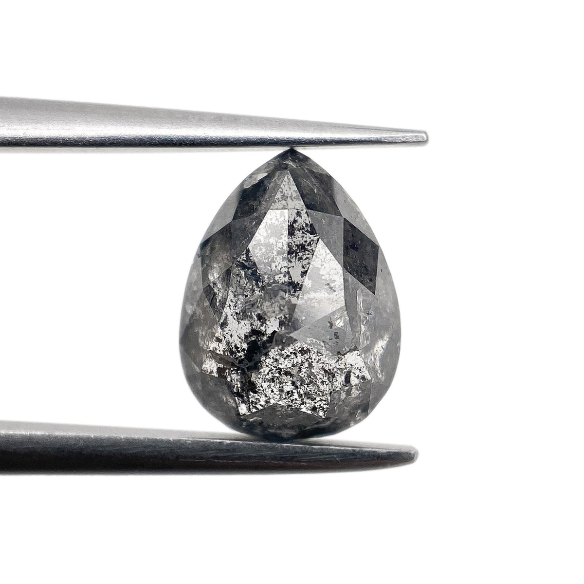 1.56ct | Rustic  Pear Shape Rose Cut Diamond - Modern Rustic Diamond