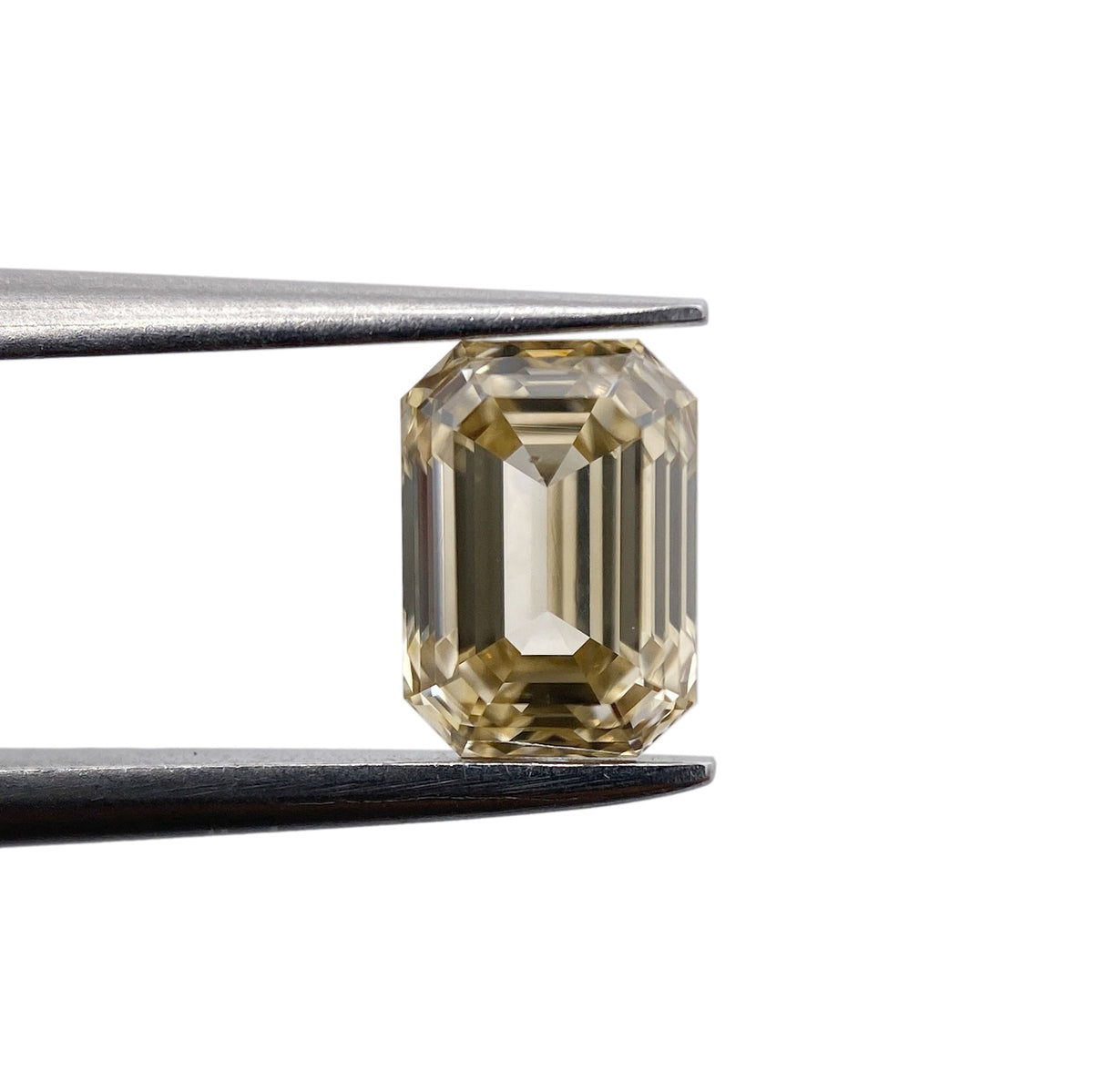 1.04ct | Champagne VS Emerald Shape Step Cut Diamond - Modern Rustic Diamond
