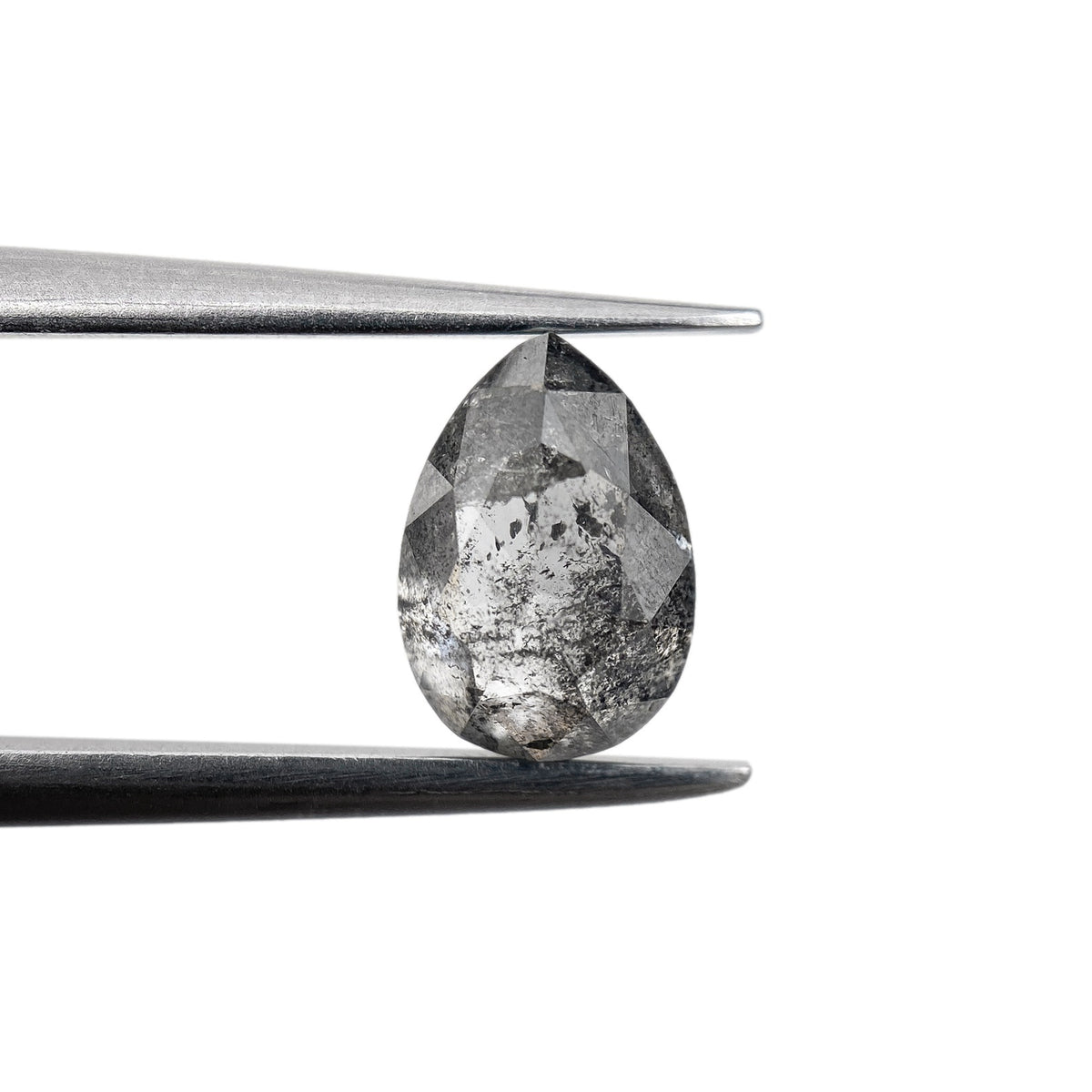 1.20ct | Rustic Pear Shape Rose Cut Diamond - Modern Rustic Diamond
